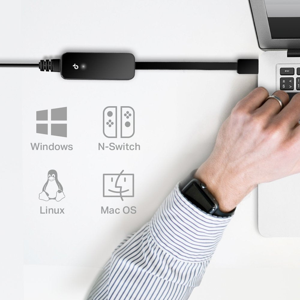 EAN 4897098687376 - TP-Link UE306 base para portátil y replicador de puertos Negro imagen 8