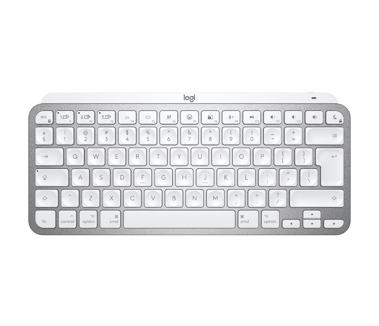 Logitech Mx Keys Mini For Mac Minimalist Wireless Illuminated Keyboard Teclado Oficina Bluetooth Qwerty Inglés Blanco