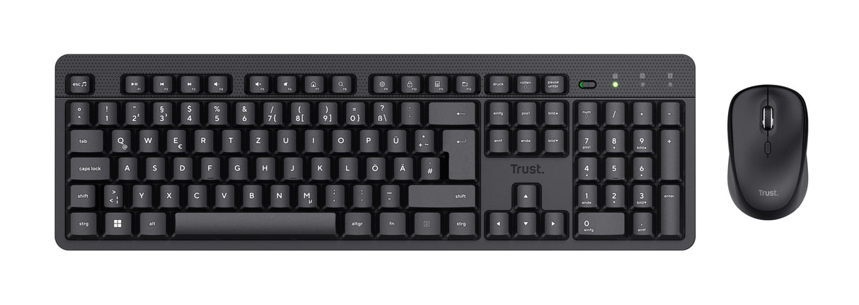 Trust Tkm-360 - Tastatur-Und-Raton-Set - De Schwarz (B2b Brown Box")