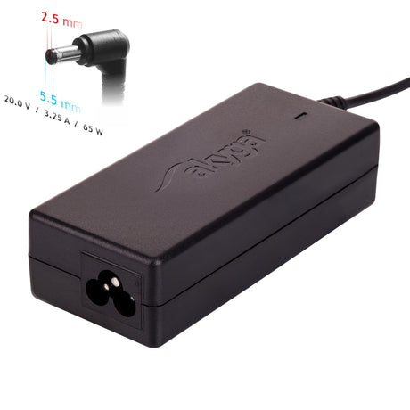 EAN 5901720130808 - Akyga AK-ND-17 adaptador e inversor de corriente Interior 65 W Negro imagen 1