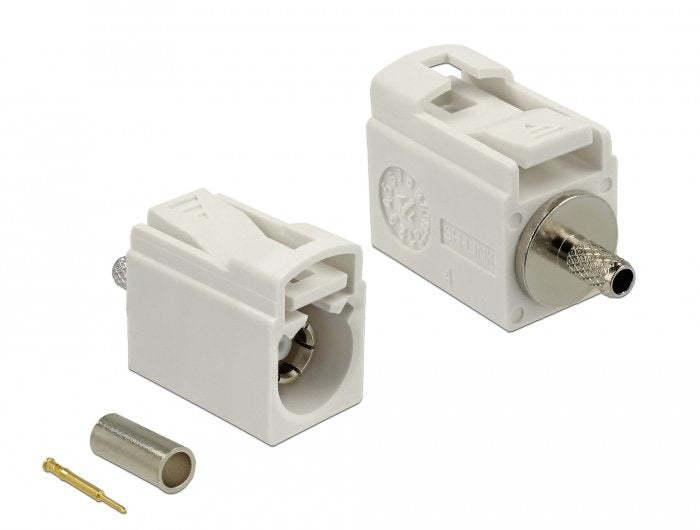 Fakra B Conector Hembra 21 Mm (Corto) Para Crimpar