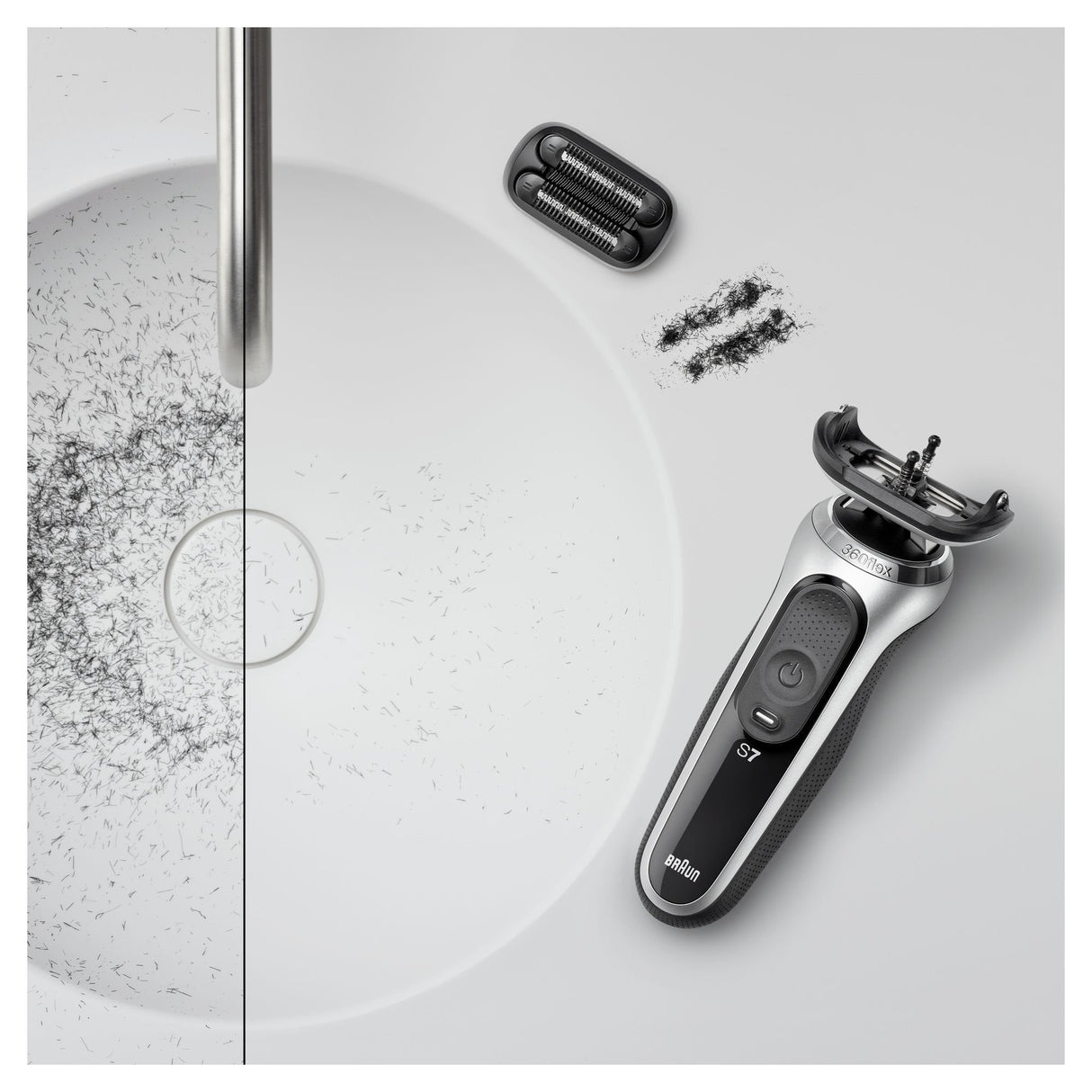 Braun Easyclick Cabezal Para Afeitado, Ensayo Cabezal Para Afeitado, 1 Cabezal(Es), Negro, Braun, Series 5, 6, 7, 20,5 G