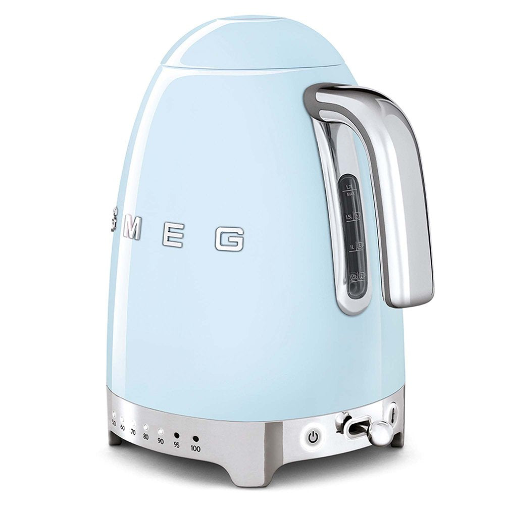 Hervidor Smeg Klf04pbeu Azul Pastel, Var.Temp.