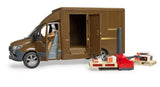 Camion Ups Bruder Mb Sprinter Con Conductor Y Accesorios, 02678