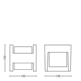 Aplique Led 2x4 ,5w 800lm 4000k Mod. Arbour Philips