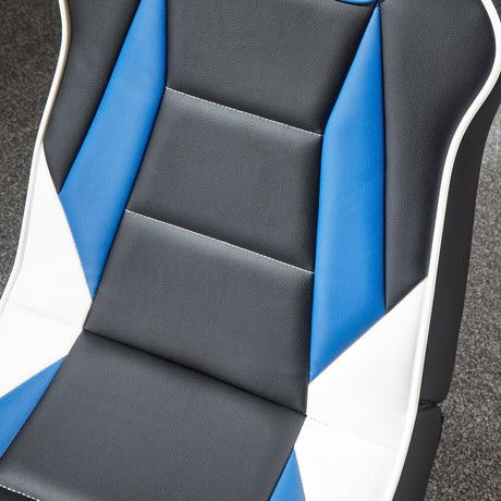 EAN 94338210279 - X Rocker 2021027 silla para videojuegos Silla gaming Asiento acolchado tapizado Negro, Azul, Blanco imagen 4