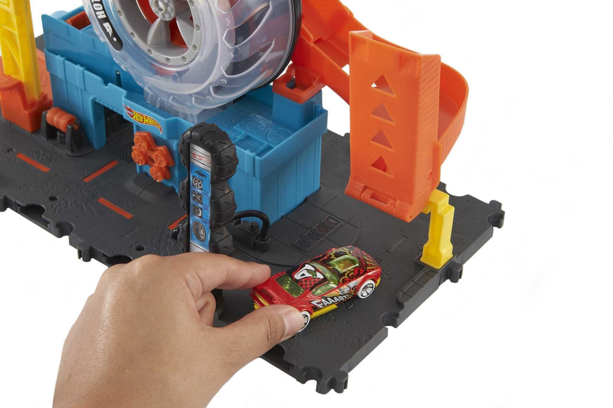 Hot Wheels City Super Ripe Shop, Play Building Multicolor, Incluido El Vehículo Hot Wheels Hdp02