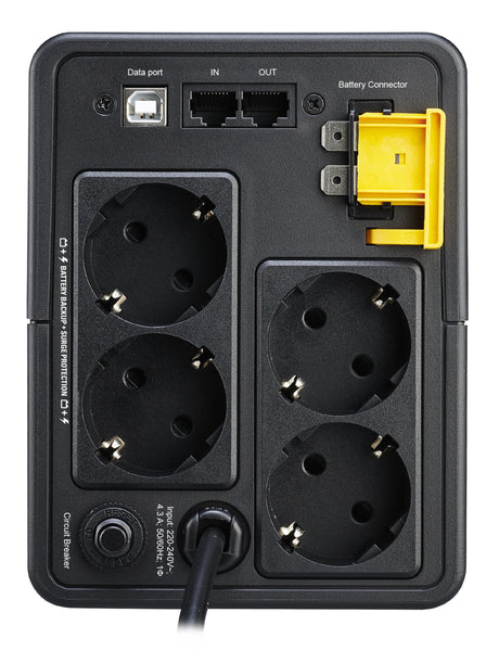 EAN 0731304410850 - APC BX950MI-GR sistema de alimentación ininterrumpida (UPS) Línea interactiva 0,95 kVA 520 W 4 salidas AC imagen 2