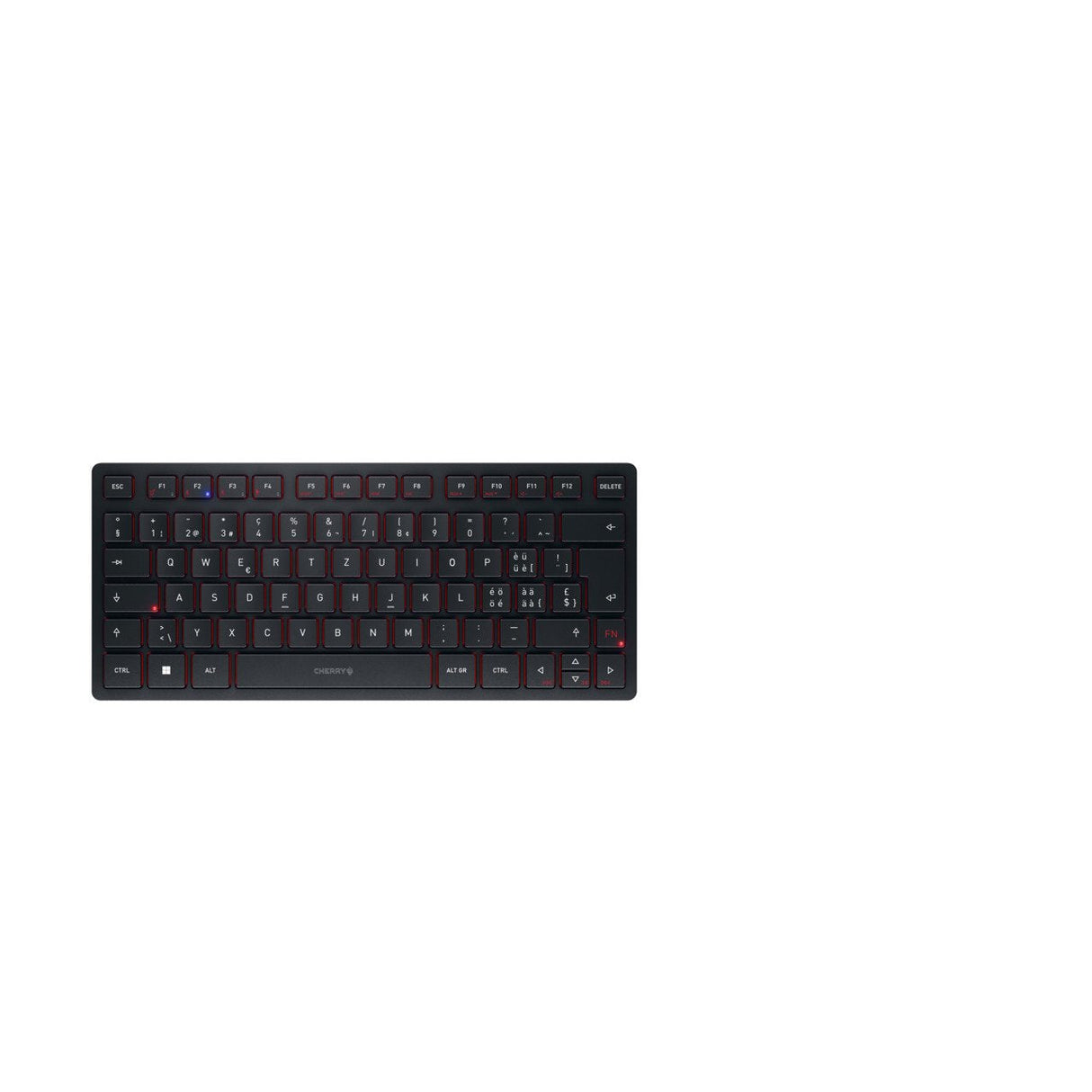 Cherry Tas Kw 9200 Mini Disposición Ch Inalámbrico Negro