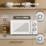 EAN 8426156018959 - Grunkel MW-25MG microondas Blanco Solo microondas Encimera 25 L 700 W imagen 4