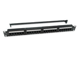 Equip Patchpanel 24x Rj45 Cat6 19 "1u Dual Idc Comp.