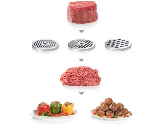 EAN 4242002770840 - Bosch MFW67440 picadora 2000 W Negro, Acero inoxidable imagen 6