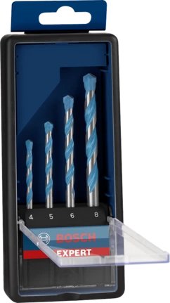 Set De 4 Brocas Expert Cyl-9 Multiconstruction: Set Robustline Medidas 4mm, 5mm, 6mm, 8mm 2608900645 Bosch