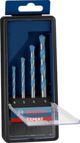 Set De 4 Brocas Expert Cyl-9 Multiconstruction: Set Robustline Medidas 4mm, 5mm, 6mm, 8mm 2608900645 Bosch