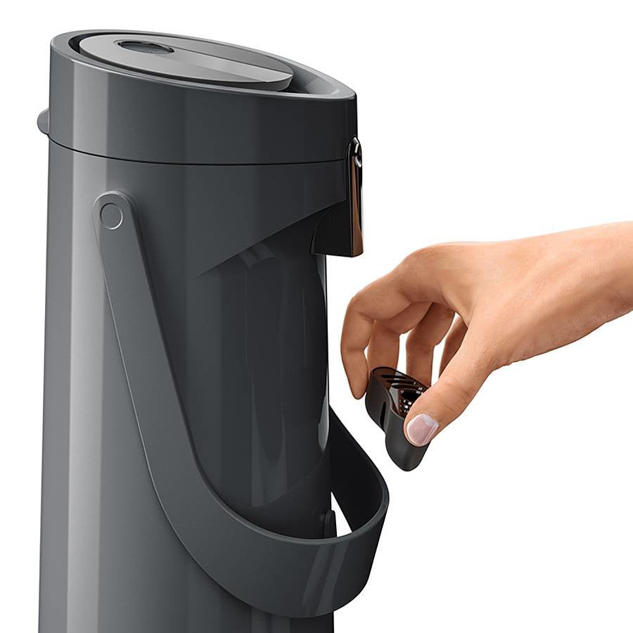 Jarra De Vacío Con Bomba Emsa Ponza 1,9 Litros Antracita, Comfort Press 515706