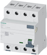 Siemens Indus.Sector Fi-Schutzschalter 5sv3344-6 40a,3+N,30ma,400v Sentron Fehlerstrom-Schutzschalte