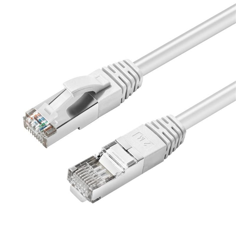 Cat6a S/Ftp 3m White Lszh Shielded Network Cable, Lszh,