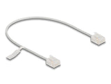 Delock Rj45 Cable De Red Cat.6 Utp Ultra Slim 0,3 M Gris Con Kurzen Machon
