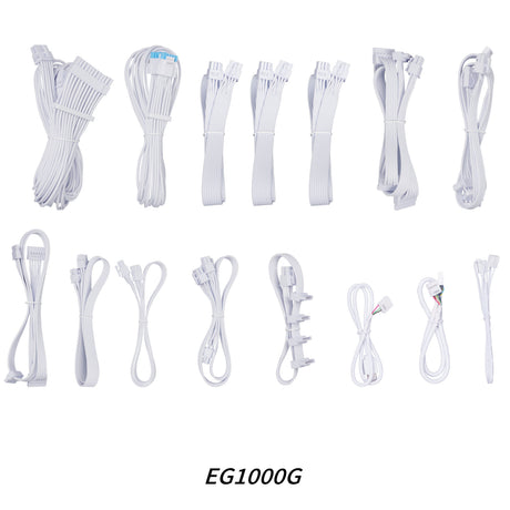 EAN 4718466016133 - Lian Li EG1000G unidad de fuente de alimentación 1000 W 20+4 pin ATX ATX Blanco imagen 11