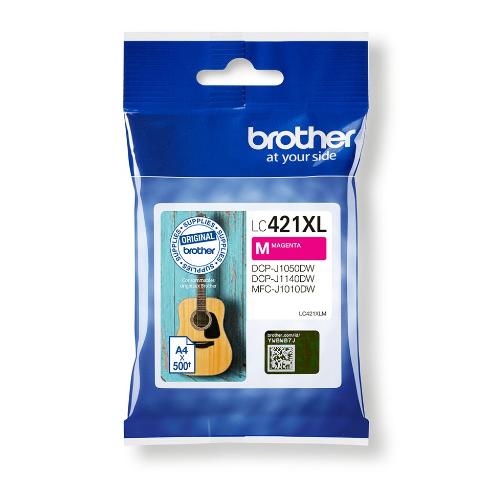 EAN 4977766810425 - Brother LC-421XLM cartucho de tinta 1 pieza(s) Original Alto rendimiento (XL) Magenta imagen 1