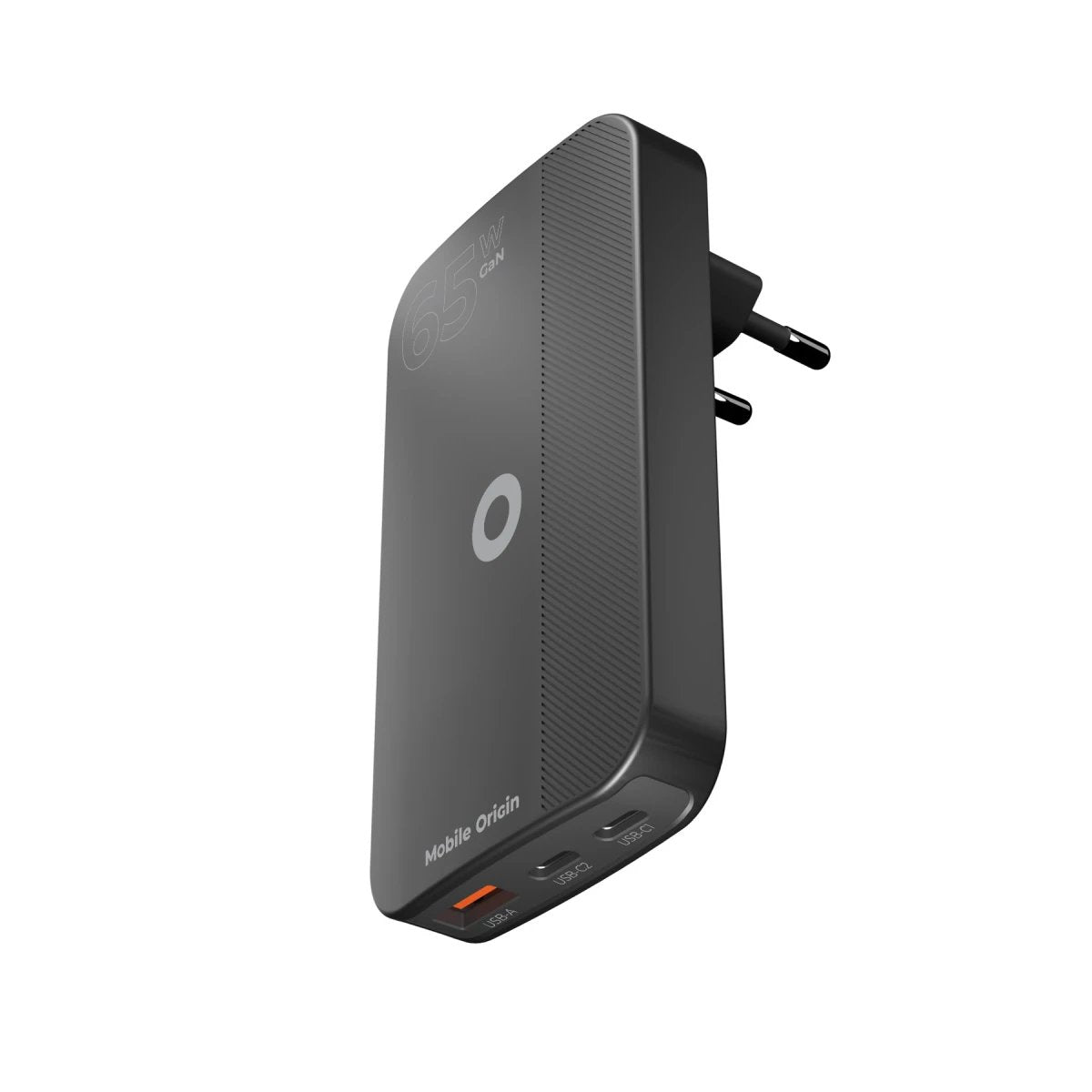 Mobile Origin 65w Gan Slim Dual Usb-C Single Usb-A Black