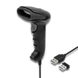 EAN 5901878508689 - Qoltec 50868 lector de código de barras Lector de códigos de barras portátil 1D/2D Laser Negro imagen 1