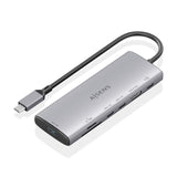 EAN 8435739903599 - AISENS ASUC-7P031-GR base para portátil y replicador de puertos Alámbrico USB 3.2 Gen 1 (3.1 Gen 1) Type- imagen 1