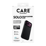 Panzerglass Care Solo Vegan Leather Case Negro Magsafe Iphone 18 Pro Max/17 Pm