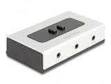 Delock 88061 2 A 1 Conmutador Jack Estéreo 3,5 Mm 4 Clavijas Manual Bidireccional