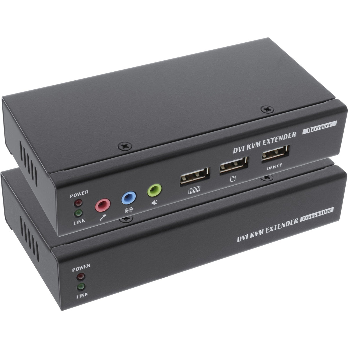 Inline Dvi Usb Kvm Extender Over Tp Cable Con Audio Hasta 50m