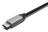 Hama Essential Hub Usb 3.2 - Potencia Maxima 100w - Cable Usb-C Integrado De 15cm - 2x Usb-C - 2x Usb-A - Power