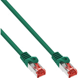 Cable De Red Inline S/Ftp Pimf Cat.6 250mhz Cobre Libre De Halógenos Verde 2m