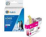 G&G Cartucho Brother 422 Lc422m Magenta 550 Copias