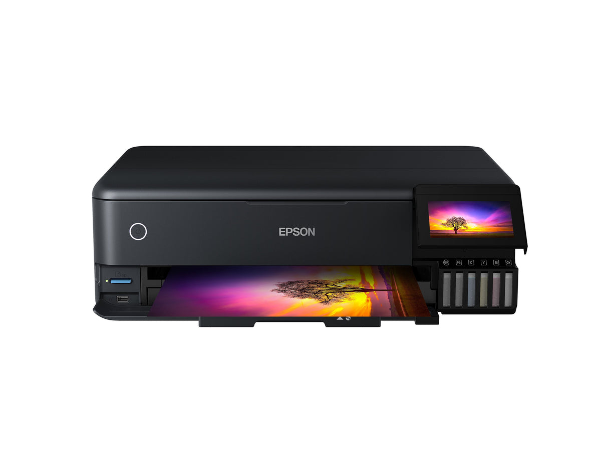 Impresora De Tinta Epson Ecotank L8180, 3in1, A4, 28ppm, Usb, Panel Lcd, 6ink