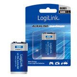 Logilink - Ultra Power 6lr61 Alkaline Batteries, Block, 9v