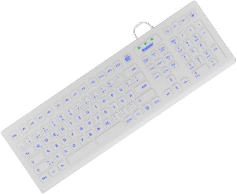 Keysonic Ksk-8031inel, Teclado Blanco, Diseño De 60798