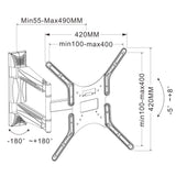 Techly Ica-Plb 271m Soporte De Pared Para Tv 25-52" Led/Lcd 40kg Giratorio Inclinable