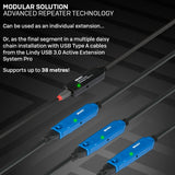 Cable Lindy 43375 Usb 3.2 Gen 1 (3.1 Gen 1) 20 M Usb A Negro