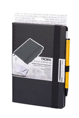 Troika Bloc De Notas Black Slimpad A5 Amarillo Stift