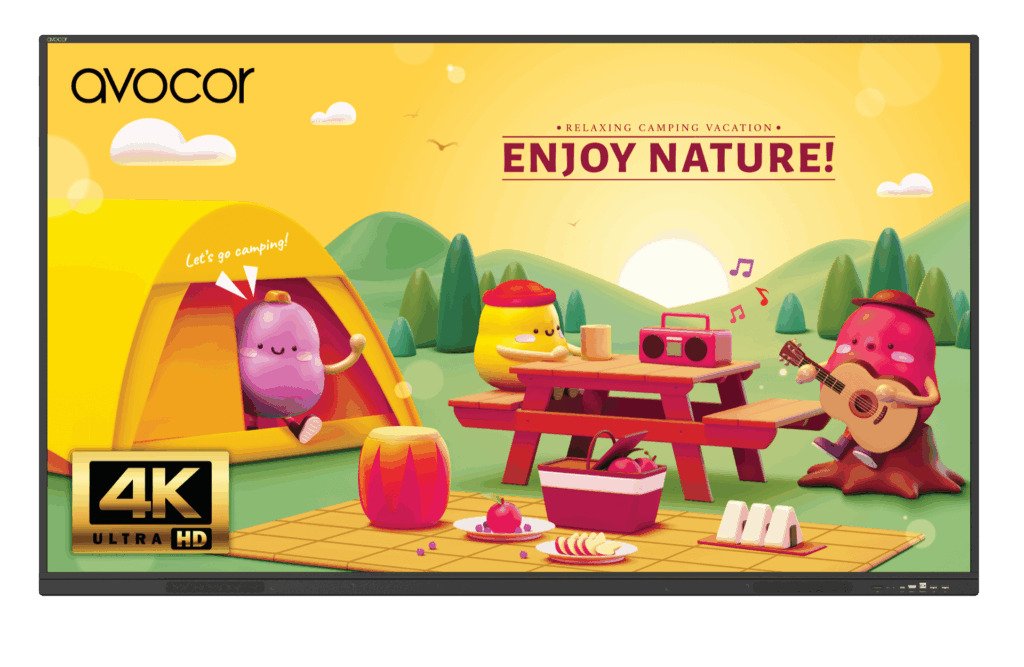 Avocor Avs-8610e 86" Clase Diagonal S Series Pantalla Lcd Con Retroiluminación Led Interactivo Con Pantalla Táctil (Multitáctil) Android 4k Uhd (2160p) 3840 X 2160 Led De Iluminación Directa