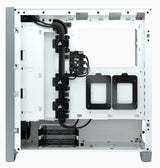 Caja Pc Corsair Icue 4000x Rgb Tempered Glass Blanca Cc-9011205-Ww Corsair Icue 4000x Rgb, Midi Tower, Pc, De Plástico, Acero, Vidrio Templado, Blanco, Atx, Juego