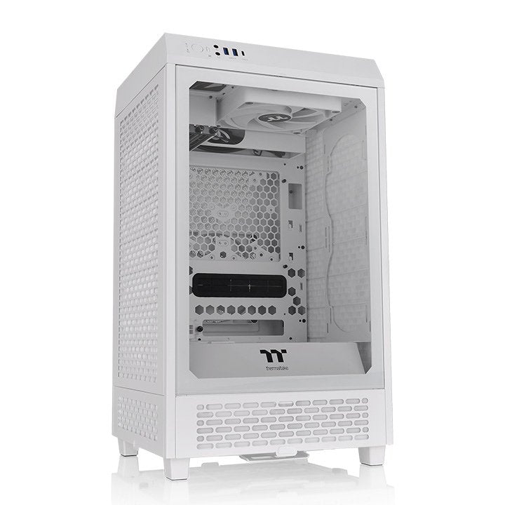 Caja Pc Thermaltake The Tower 200 Mini Tower "Snow" Blanco Retail