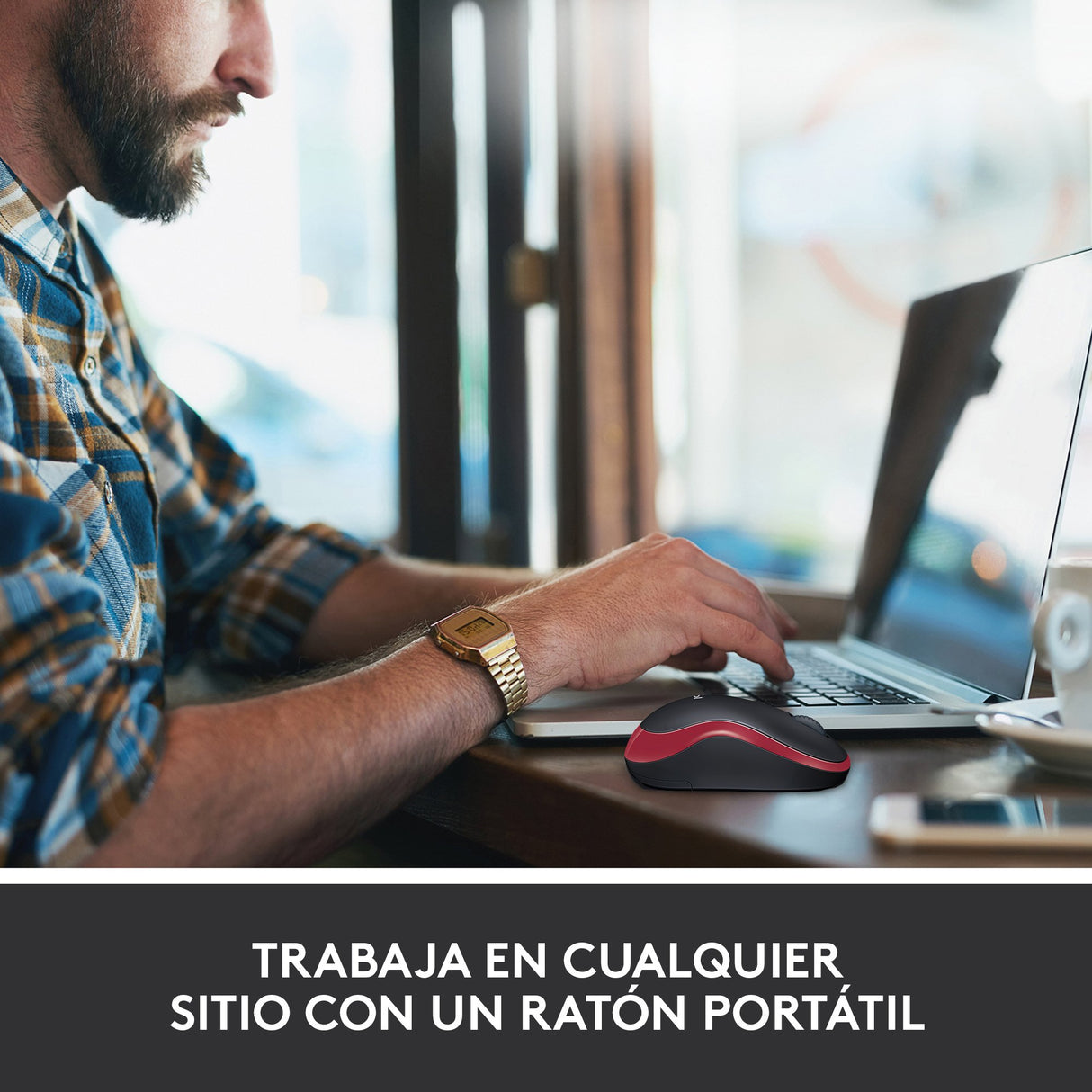 EAN 5099206028869 - Logitech 910-002240 ratón Oficina Ambidextro RF inalámbrico Óptico 1000 DPI imagen 3