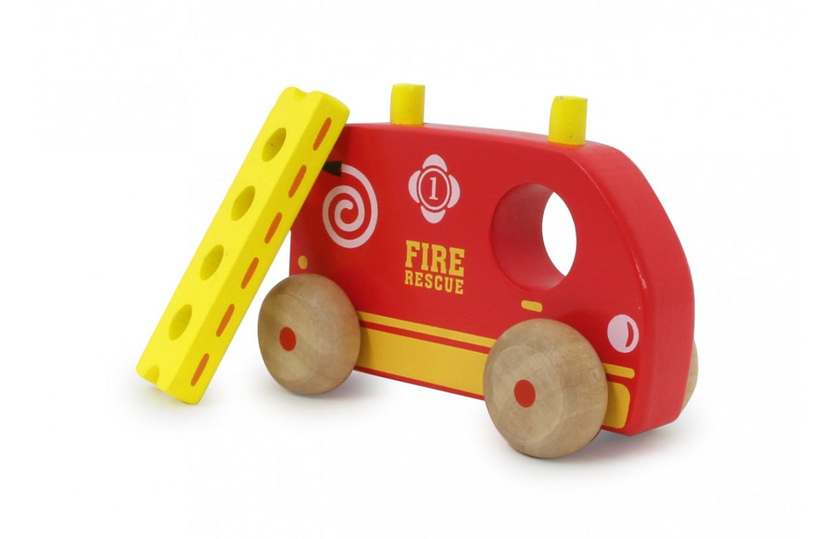 Jamara Holzspielz. Kidiwood Meckspiel Einsatzfahrz. 4t 1+