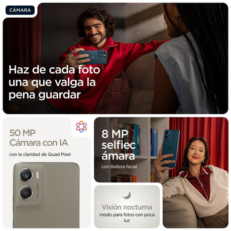 EAN 0840493601861 - Motorola moto g06 power 17,5 cm (6.88") SIM doble Android 15 4G USB Tipo C 4 GB 64 GB 7000 mAh Caqui imagen 14