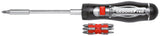 Gedore Rojo Magazin-Knarrenschraubendreher 13in1, 1/4" (Negro/Rojo, Mit 13 Bits) 3301337