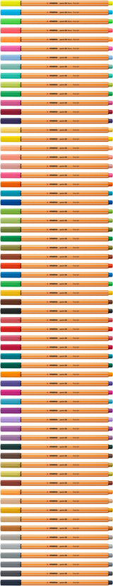 Stabilo Point 88 Rotulador Naranja Neón -10u-