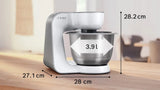 EAN 4242005501120 - Bosch Serie 4 MUM58200 robot de cocina 1000 W 3,9 L Blanco imagen 3