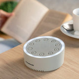Innovagoods Slewel Maquina De Ruido Blanco - Autonomia 60min - Relajacion Con Luz Y Sonido - Bateria 400mah -