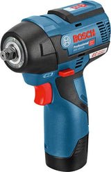 Atornillador Bosch Professional  De Impacto A Batería Gds 12v-115 Professional, 12 Voltios Azul/Negro, 2 Baterías De Iones De Litio De 3,0 Ah, En L-Boxx 3165140910705